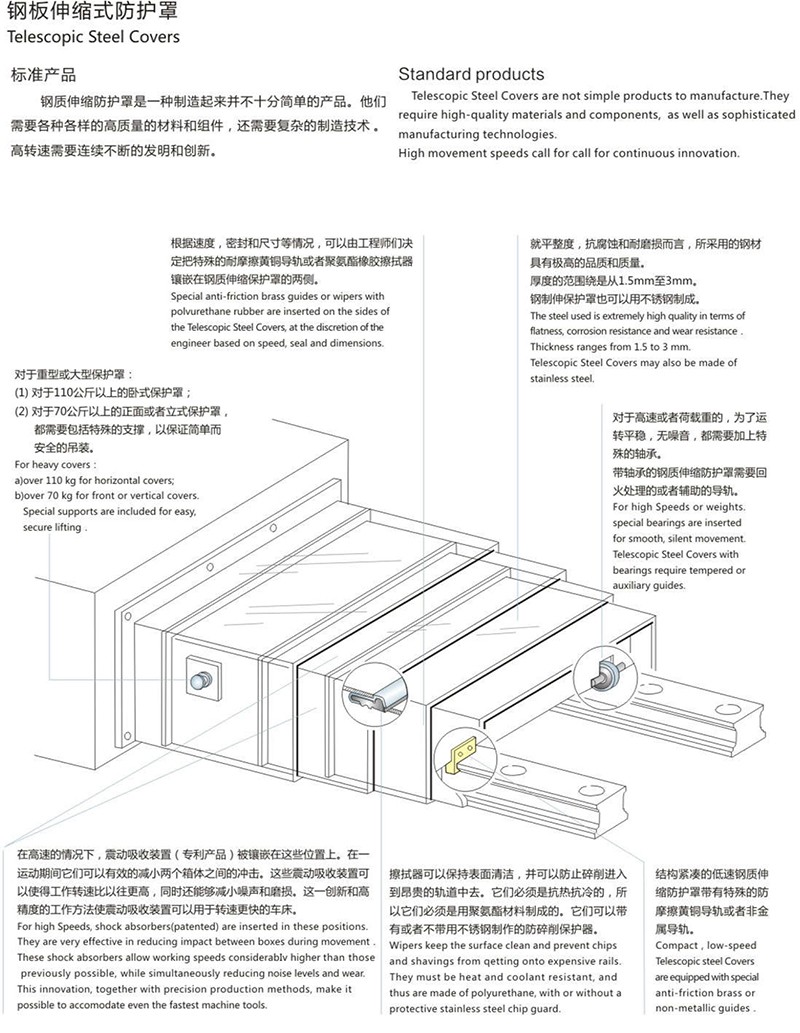 鋼板伸縮式防護(hù)罩1